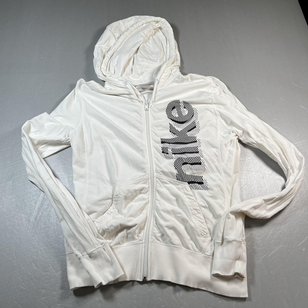 Nike Hoodie Womens‎ Large Full Zip Sportswear Athletic Jacket 12-14 Spell Out